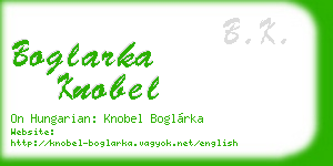 boglarka knobel business card